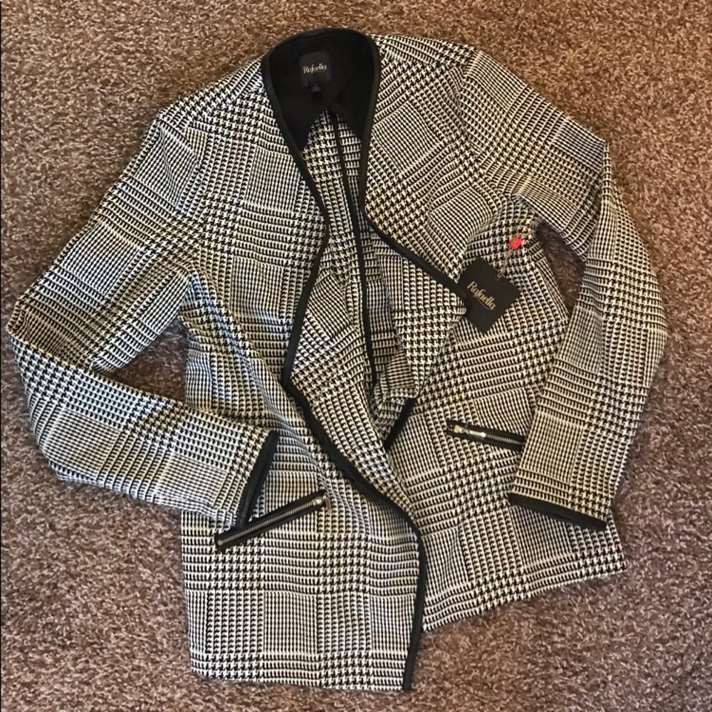 Houndstooth blazer